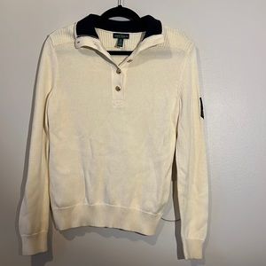 Lauren Ralph Lauren Half Button Sweater!!